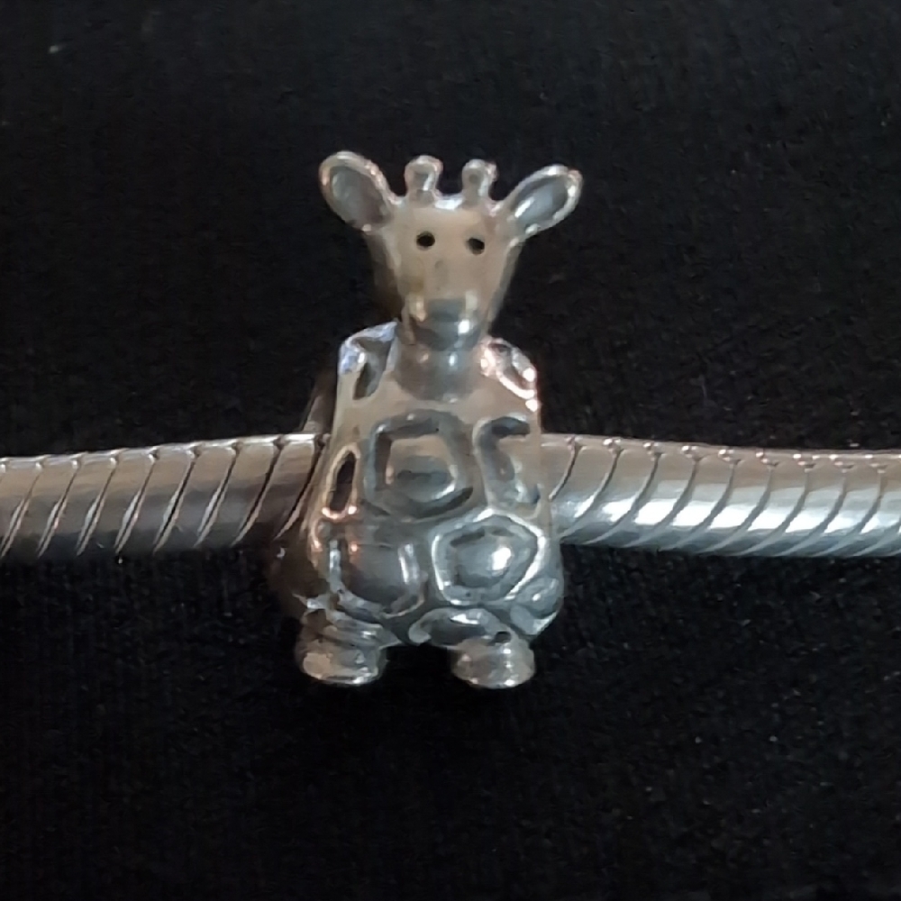 Pandora Silver Giraffe Charm Bracelet
